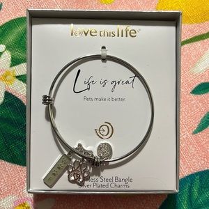 New! Stainless Steel Pet’s Make it Better Bangle